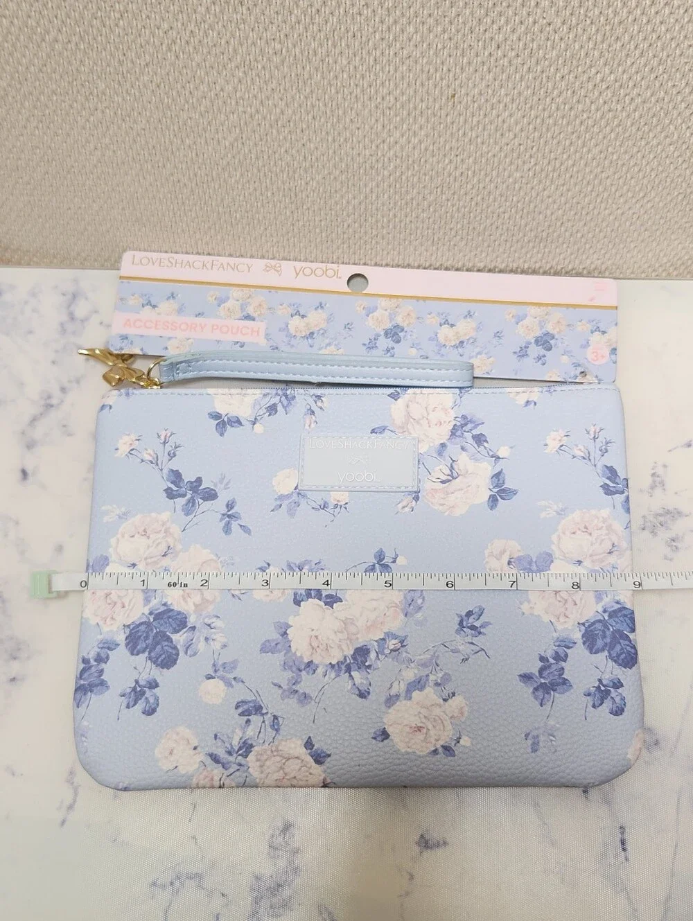 Love Shack Fancy x Target Yoobi  Everblooming Rosettes Accessory Pouch